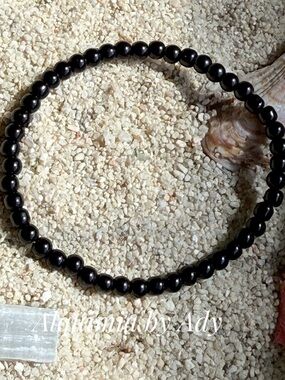 Alquimia Black onyx dainty Beaded Stretch Bracelet